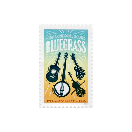 2024 US New Bluegrass First Class Forever Postage Stamp