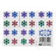 2015 US Geometric Snowflakes Forever Postage Stamps