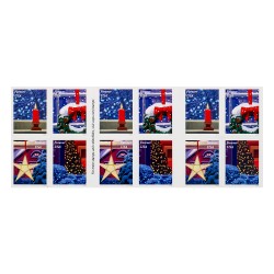 2016 US Christmas Candle Forever Stamps Booklet